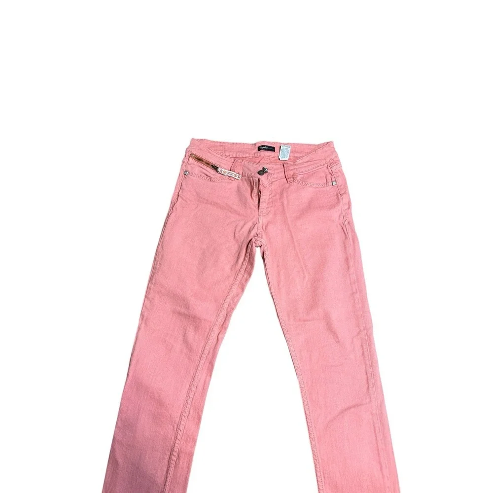 Supplies Jeans Womens 6 Skinny Leg Mid Rise Blue Denim Measure - Picture 4 of 15